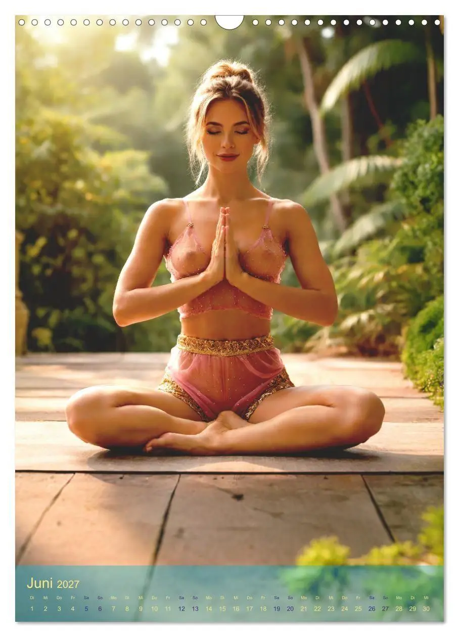 Bild: 9783516824391 | Sinnliches Yoga (Wandkalender 2027 DIN A3 hoch), CALVENDO...
