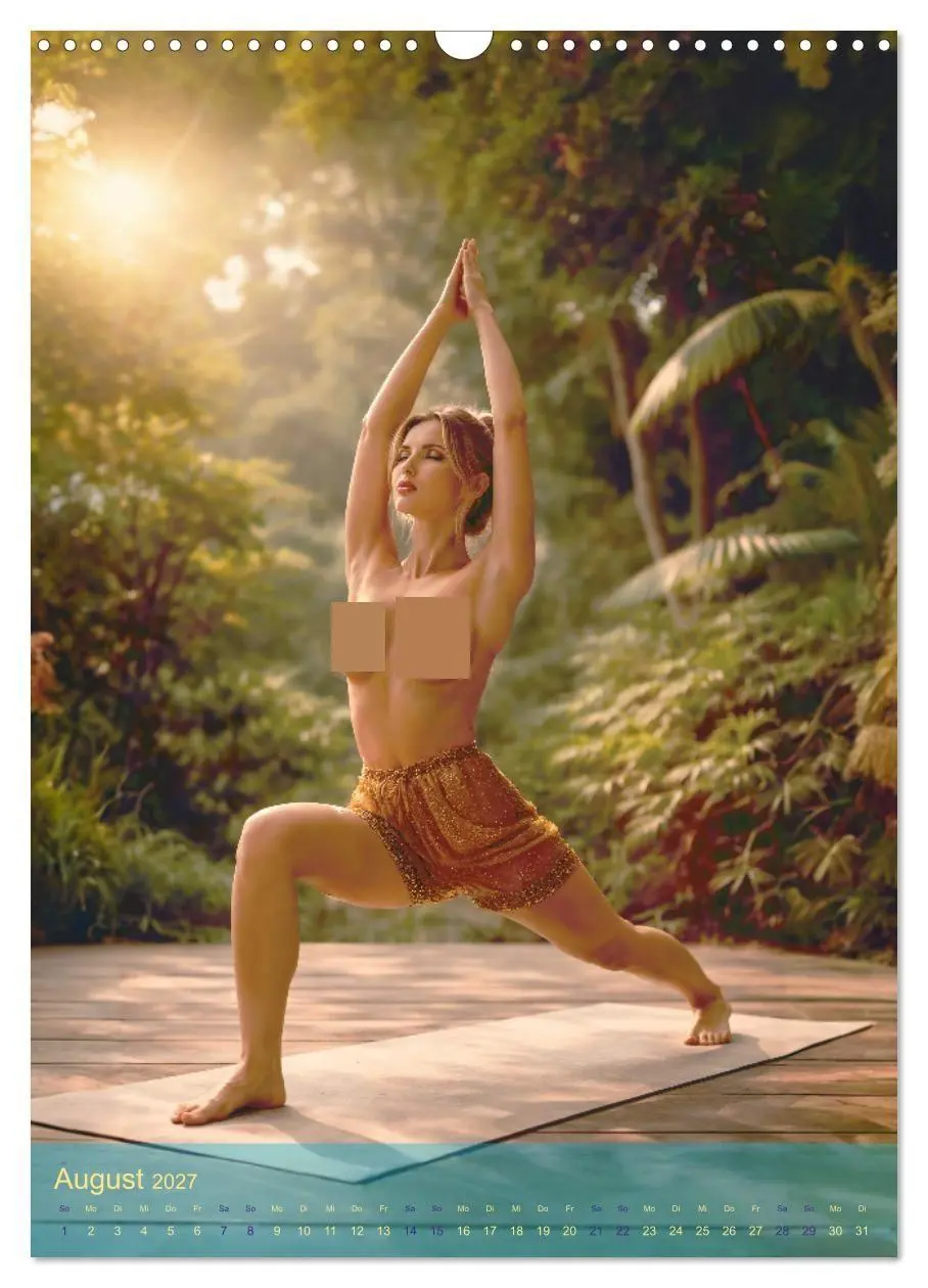 Bild: 9783516824391 | Sinnliches Yoga (Wandkalender 2027 DIN A3 hoch), CALVENDO...