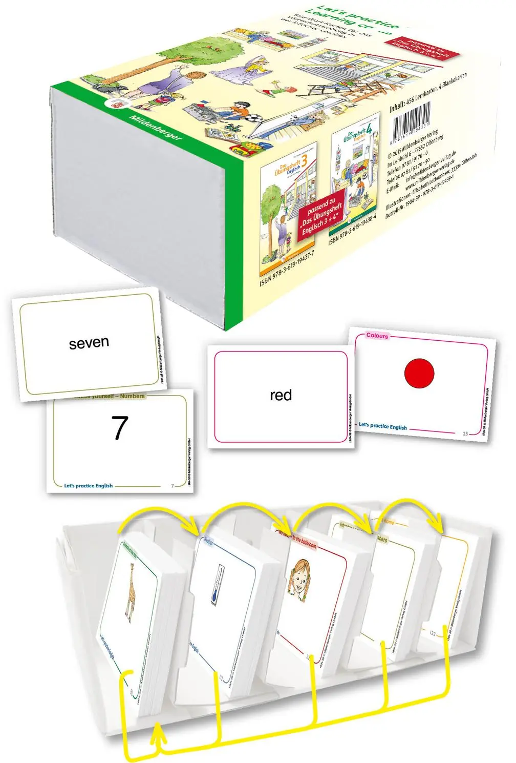 Cover: 9783619194391 | Let´s practice English - Learning cards | Elisabeth Lottermoser | Box