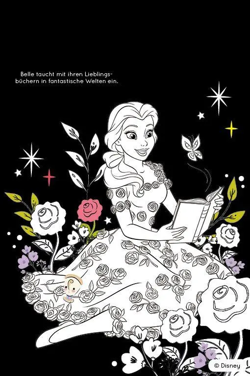 Bild: 9783833244391 | Disney Prinzessin: Mein großer Malzauber | Block mit Leuchtstift