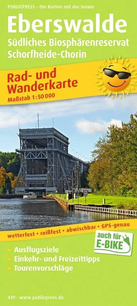 Cover: 9783899204391 | Publicpress Rad- und Wanderkarte Eberswalde, Südliches...