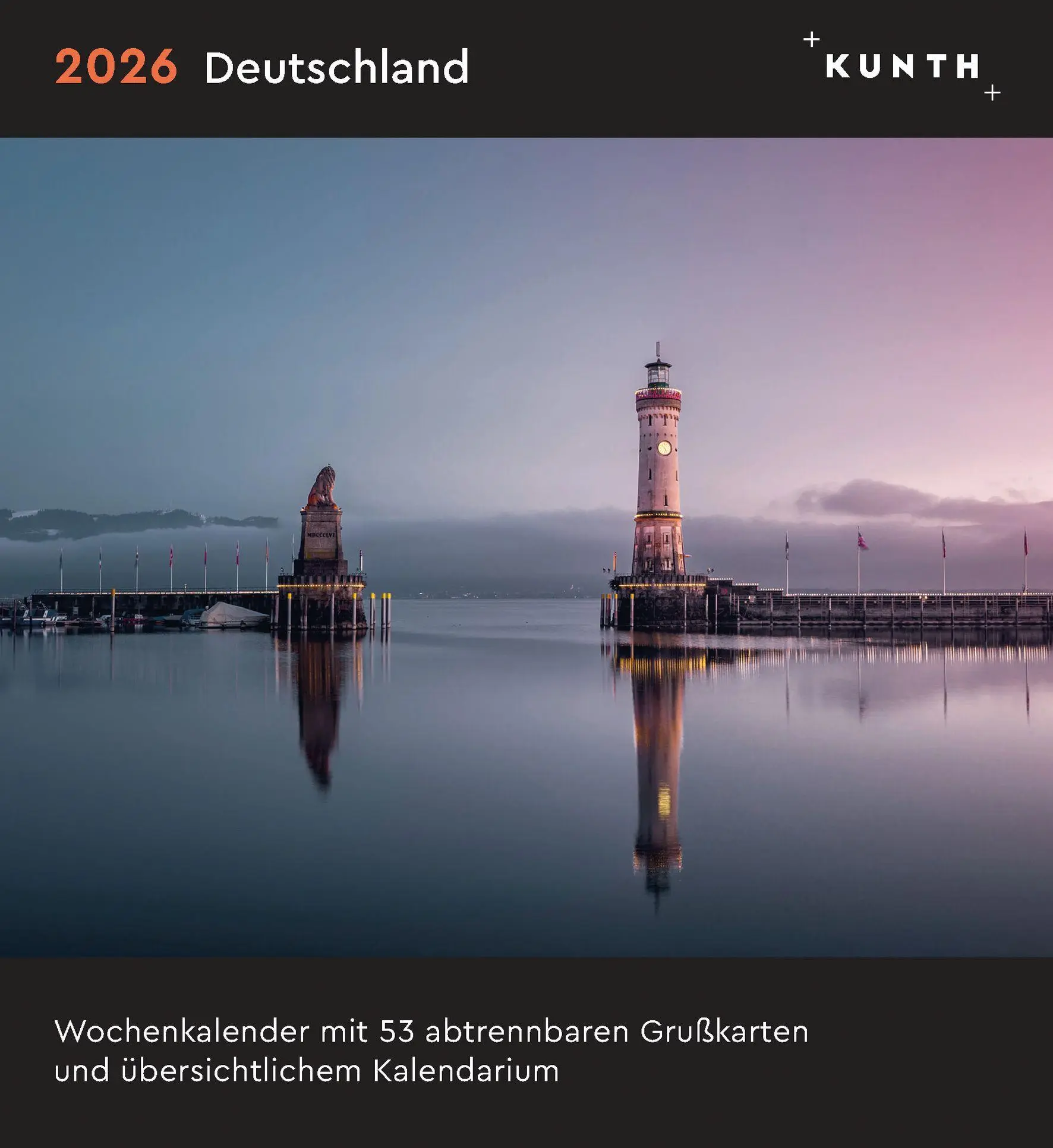 Cover: 9783965914391 | Deutschland - KUNTH Postkartenkalender 2026 | Kalender | 53 S. | 2026