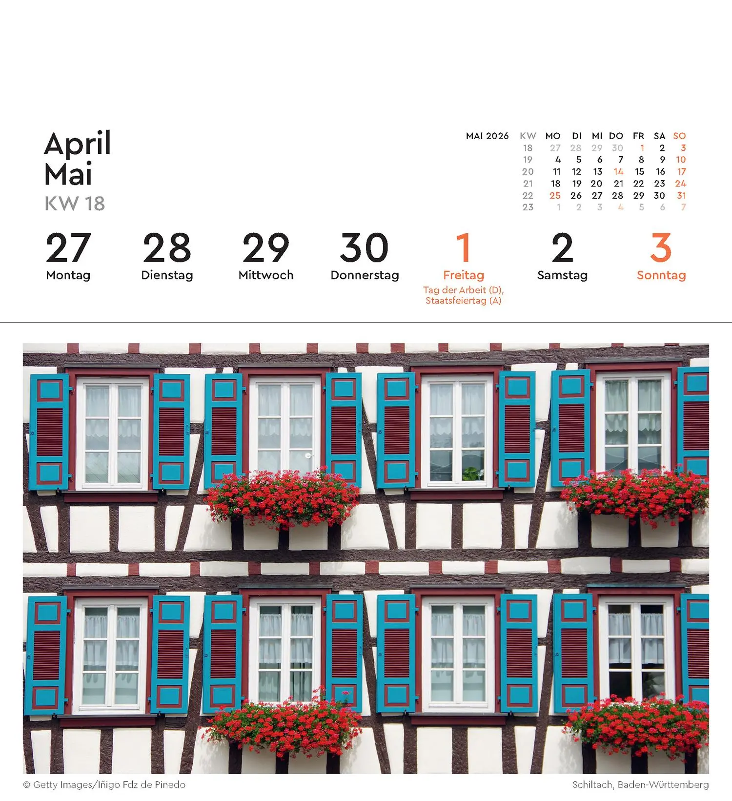 Bild: 9783965914391 | Deutschland - KUNTH Postkartenkalender 2026 | Kalender | 53 S. | 2026