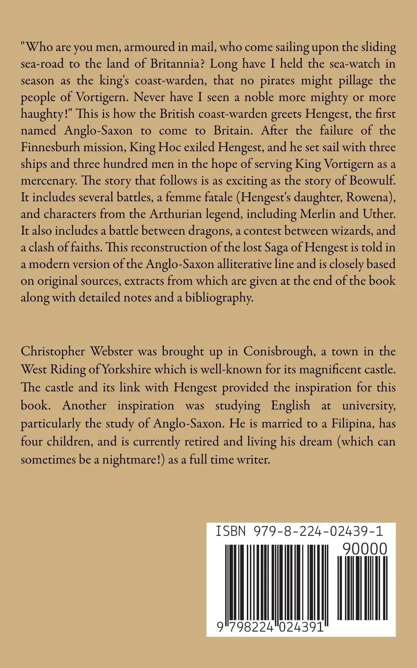 Rückseite: 9798224024391 | Hengest | Christopher Webster | Taschenbuch | Englisch | 2022 | EKP