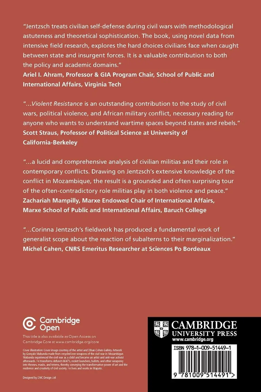 Rückseite: 9781009514491 | Violent Resistance | Corinna Jentzsch | Taschenbuch | Englisch | 2024