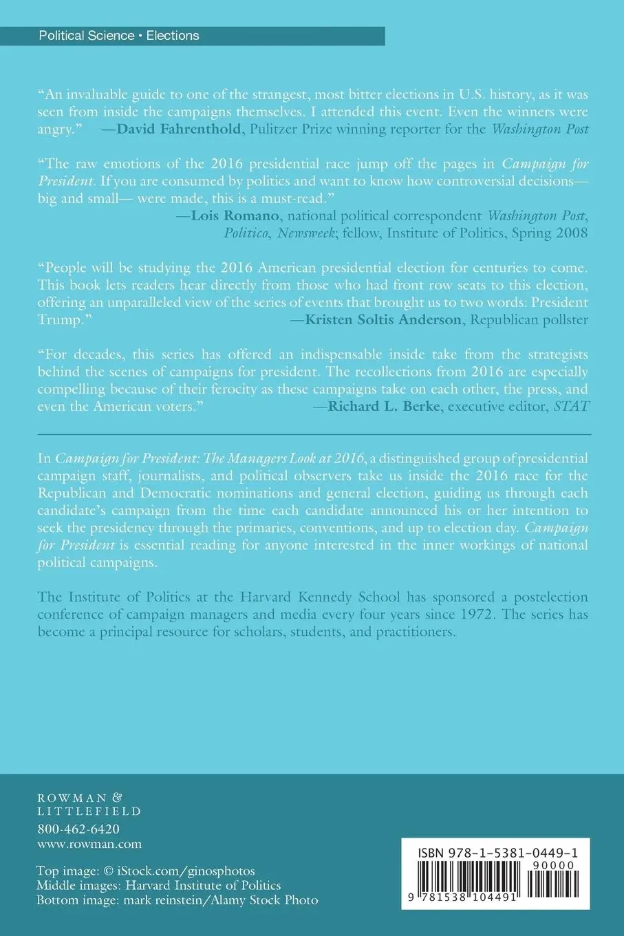 Rückseite: 9781538104491 | Campaign for President | The Managers Look at 2016 | School | Buch