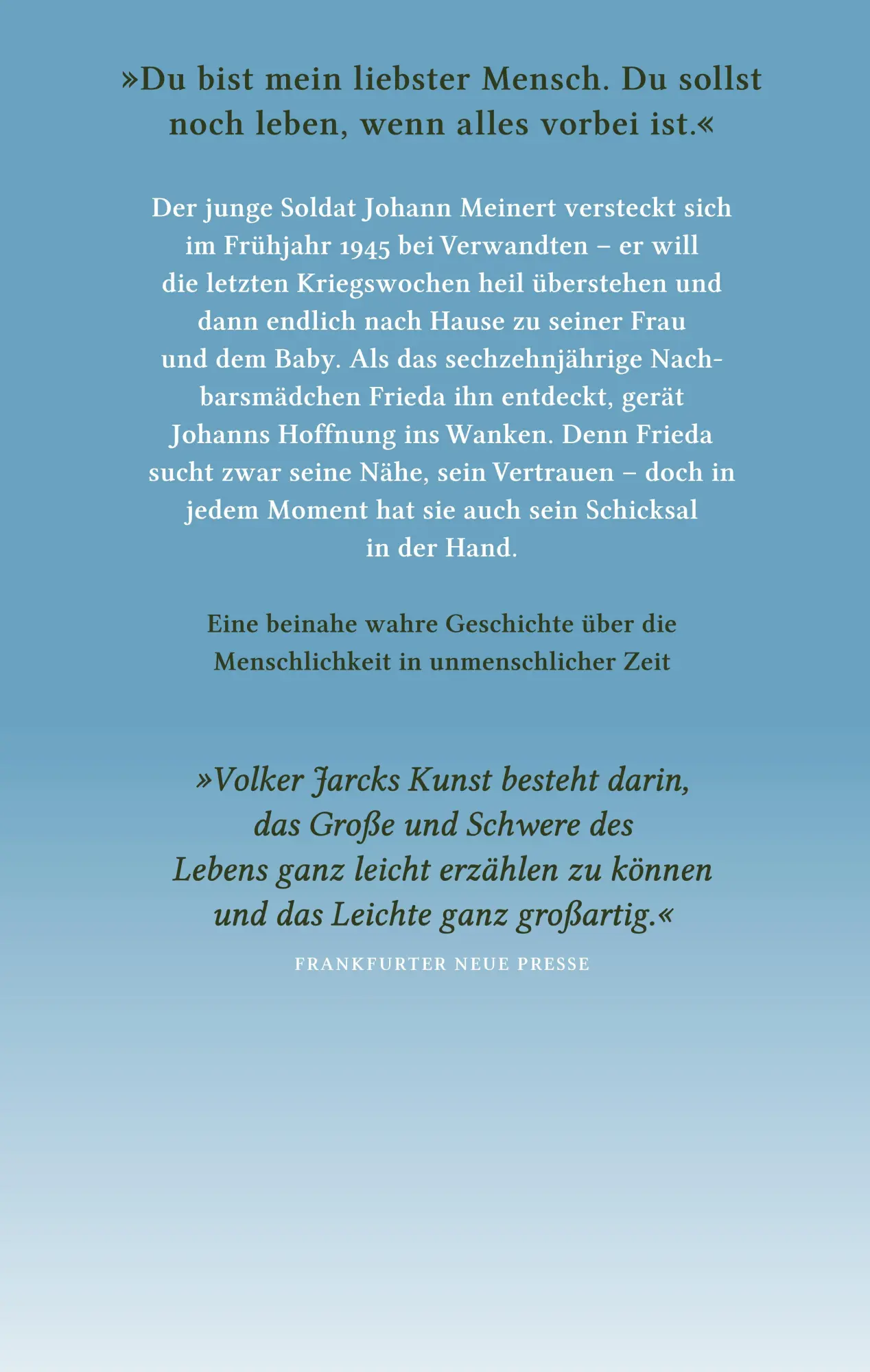 Rückseite: 9783458644491 | Und später für immer | Volker Jarck | Buch | 200 S. | Deutsch | 2024