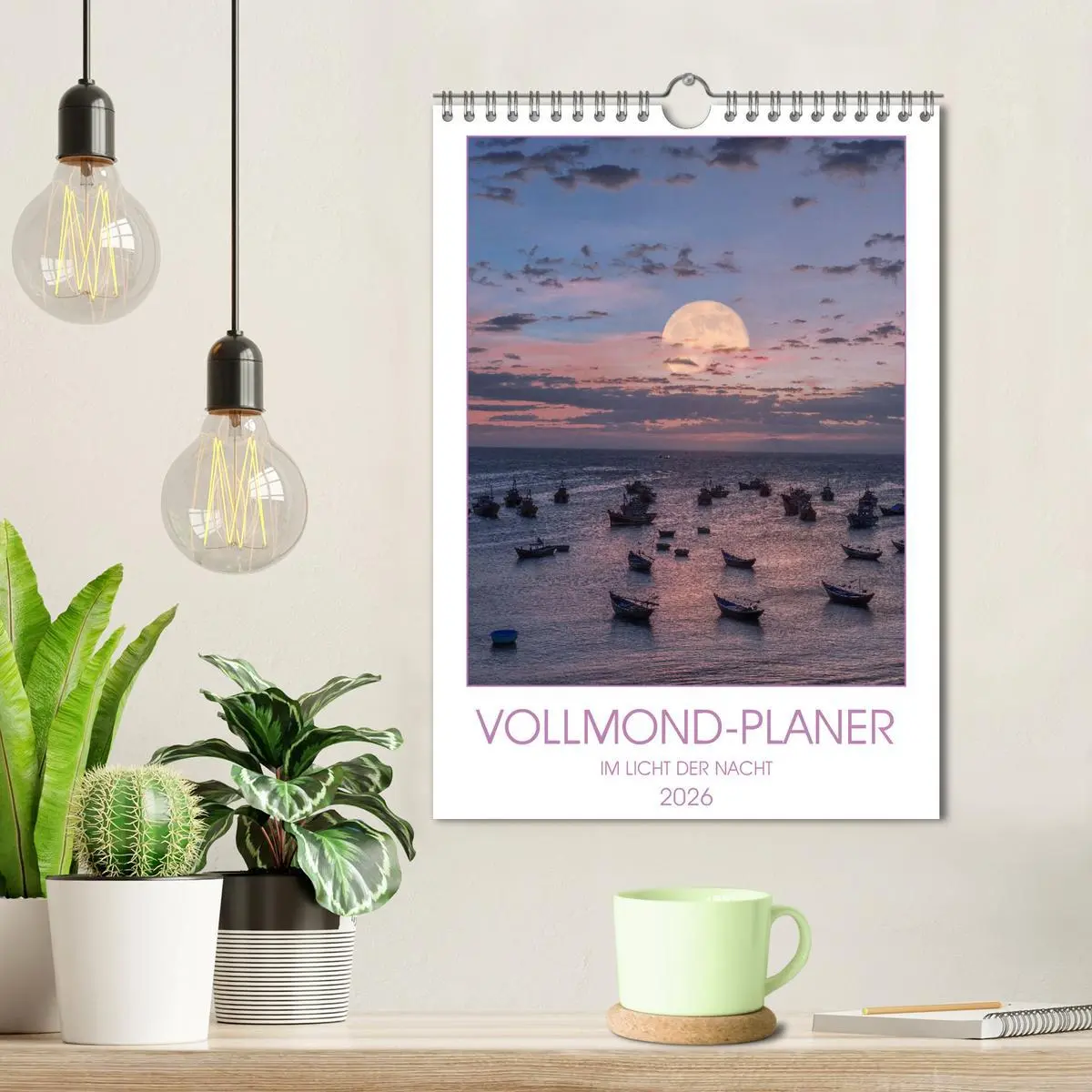 Bild: 9783516364491 | VOLLMOND-Planer - Im Licht der Nacht (Wandkalender 2026 DIN A4...