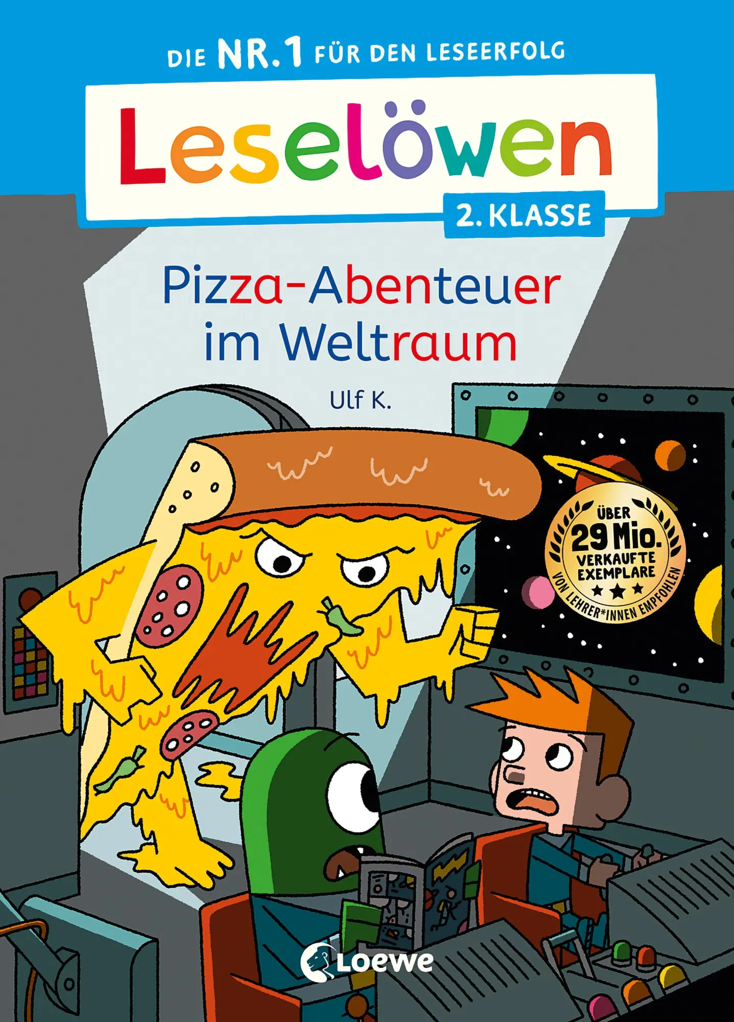 Cover: 9783743214491 | Leselöwen 2. Klasse - Pizza-Abenteuer im Weltraum | Ulf K. | Buch