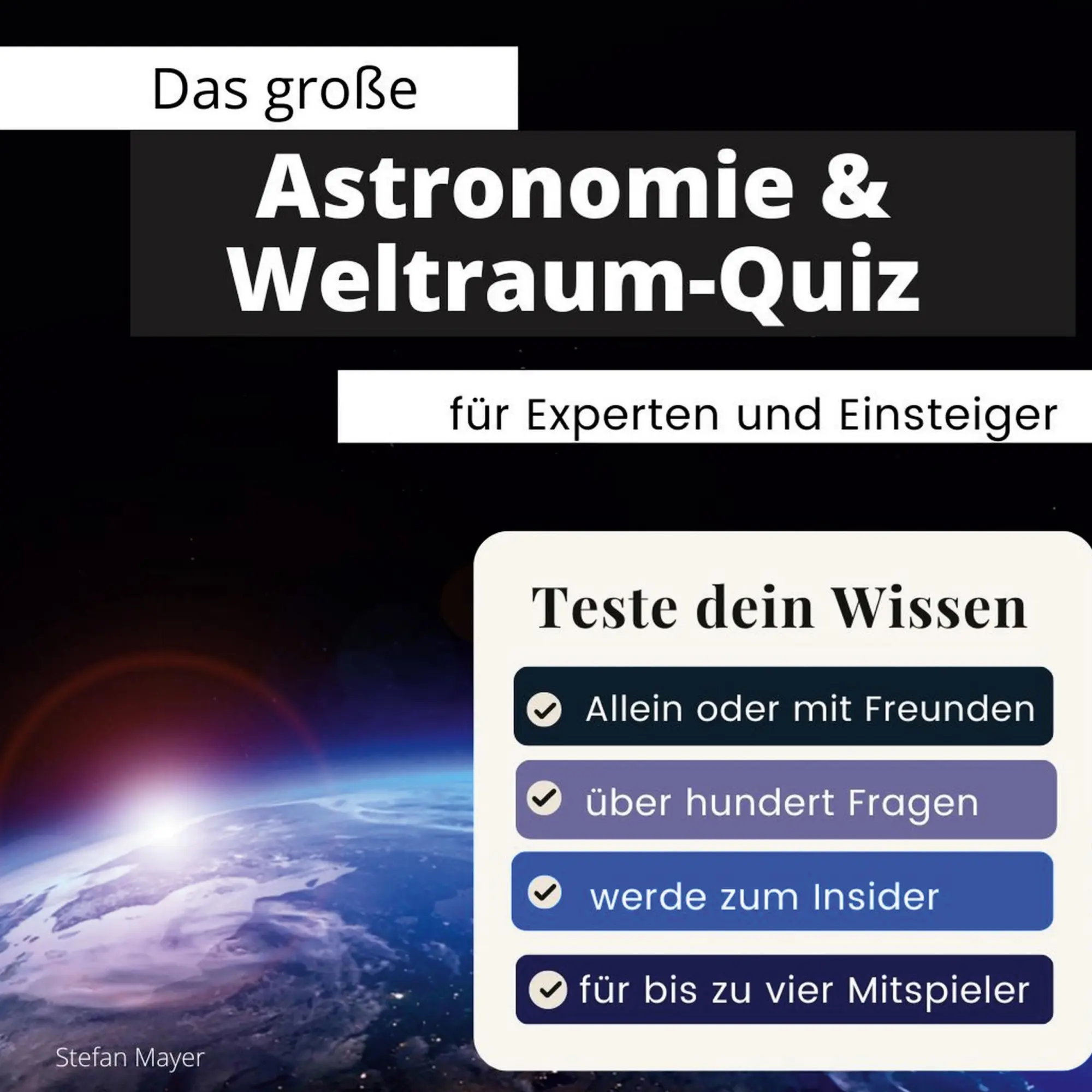 Cover: 9783750524491 | Das große Astronomie &amp; Weltraum-Quiz für Experten und Einsteiger