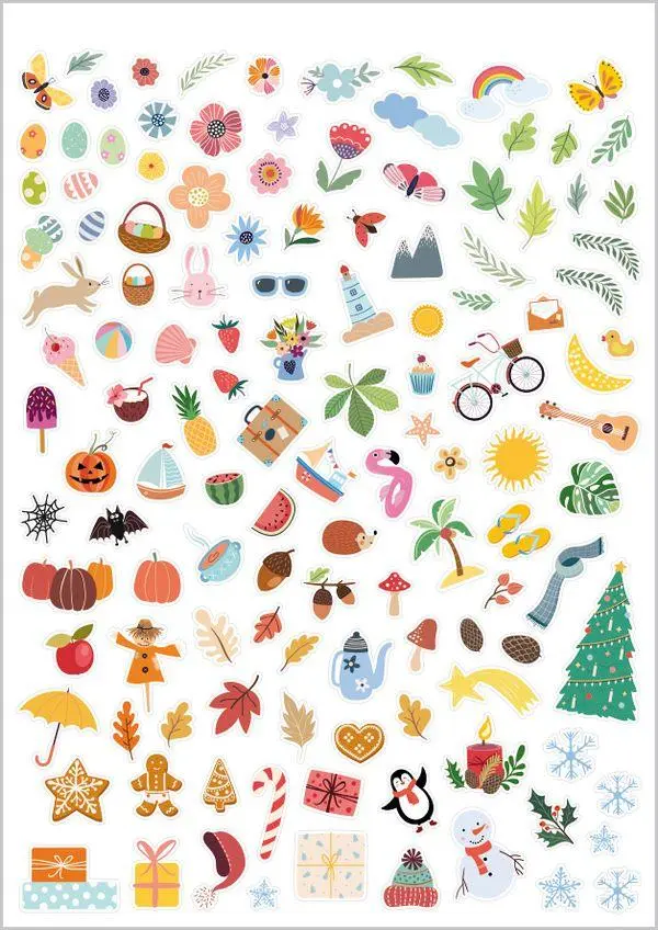 Bild: 9783819304491 | Fot-Malen-Basteln Bastelkalender mit Stickern 2027 | Verlag Korsch