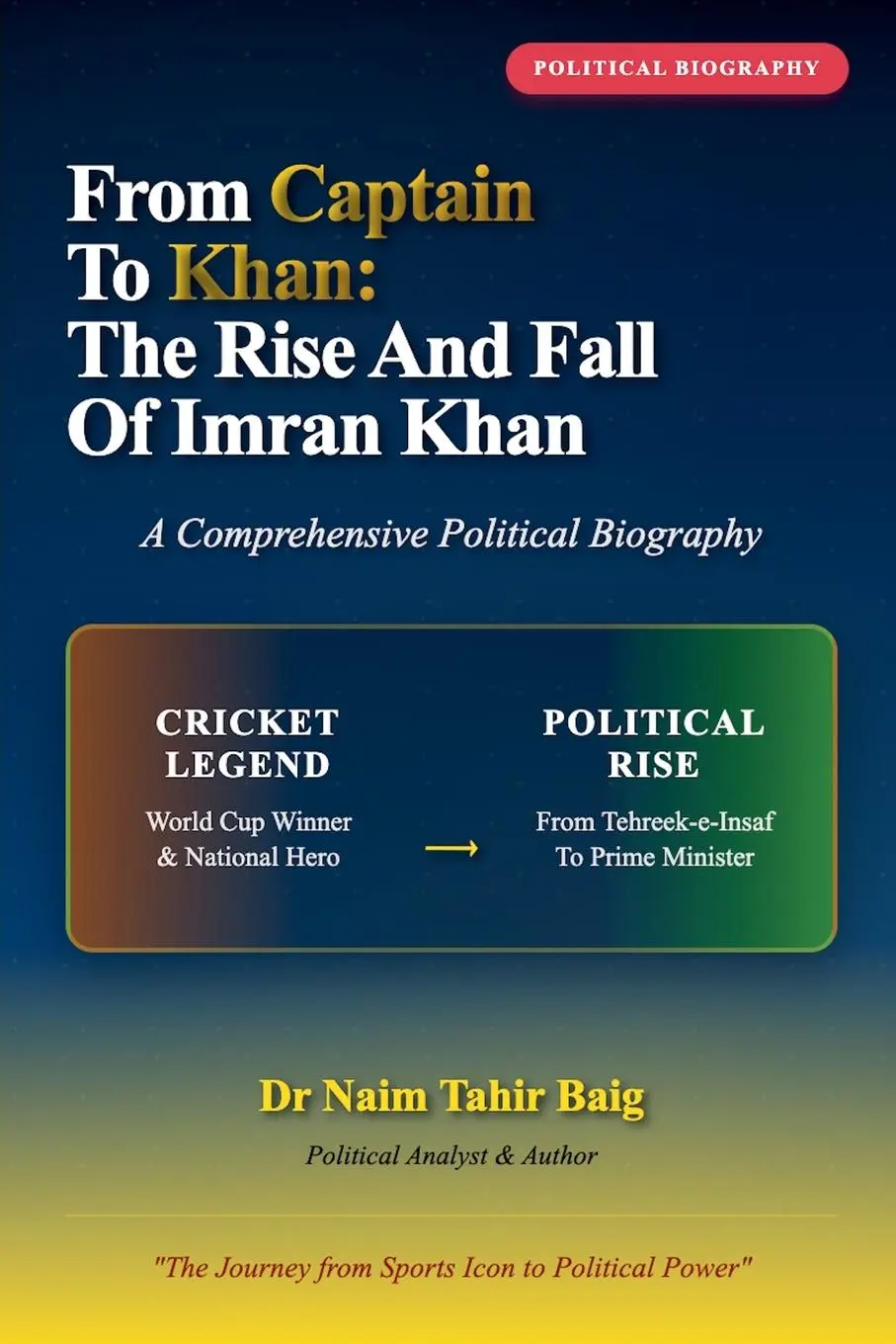 Cover: 9798231634491 | From Captain to Khan | The Rise and Fall of Imran Khan | Baig | Buch