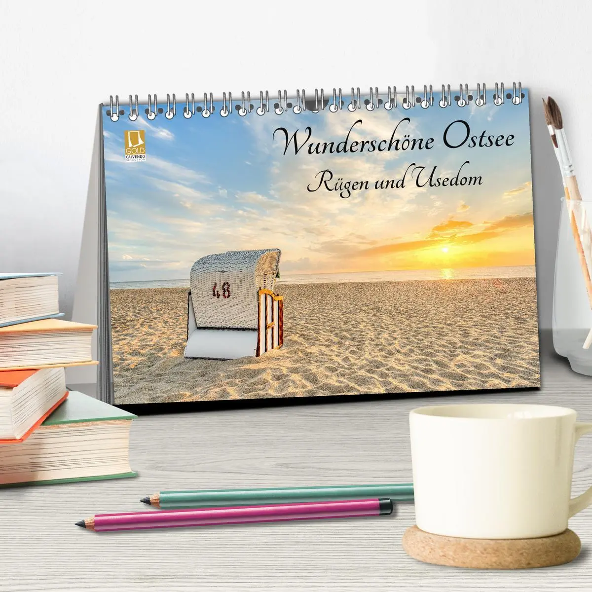 Bild: 9783457574591 | Wunderschöne Ostsee Rügen und Usedom (Tischkalender 2026 DIN A5...
