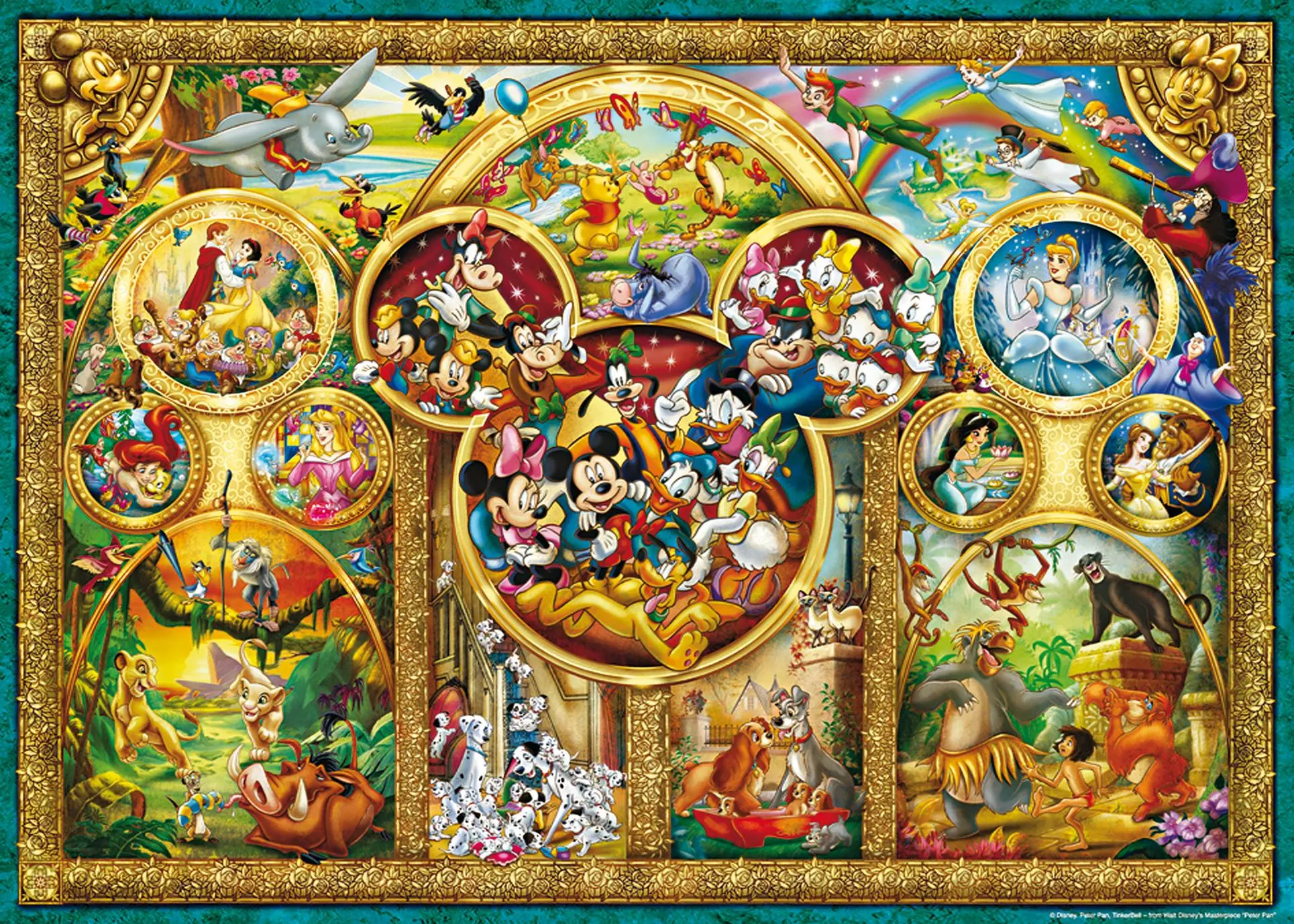 Cover: 4005555004691 | Erwachsenenpuzzle 1000 Teile - Disney Classics - Die schönsten...