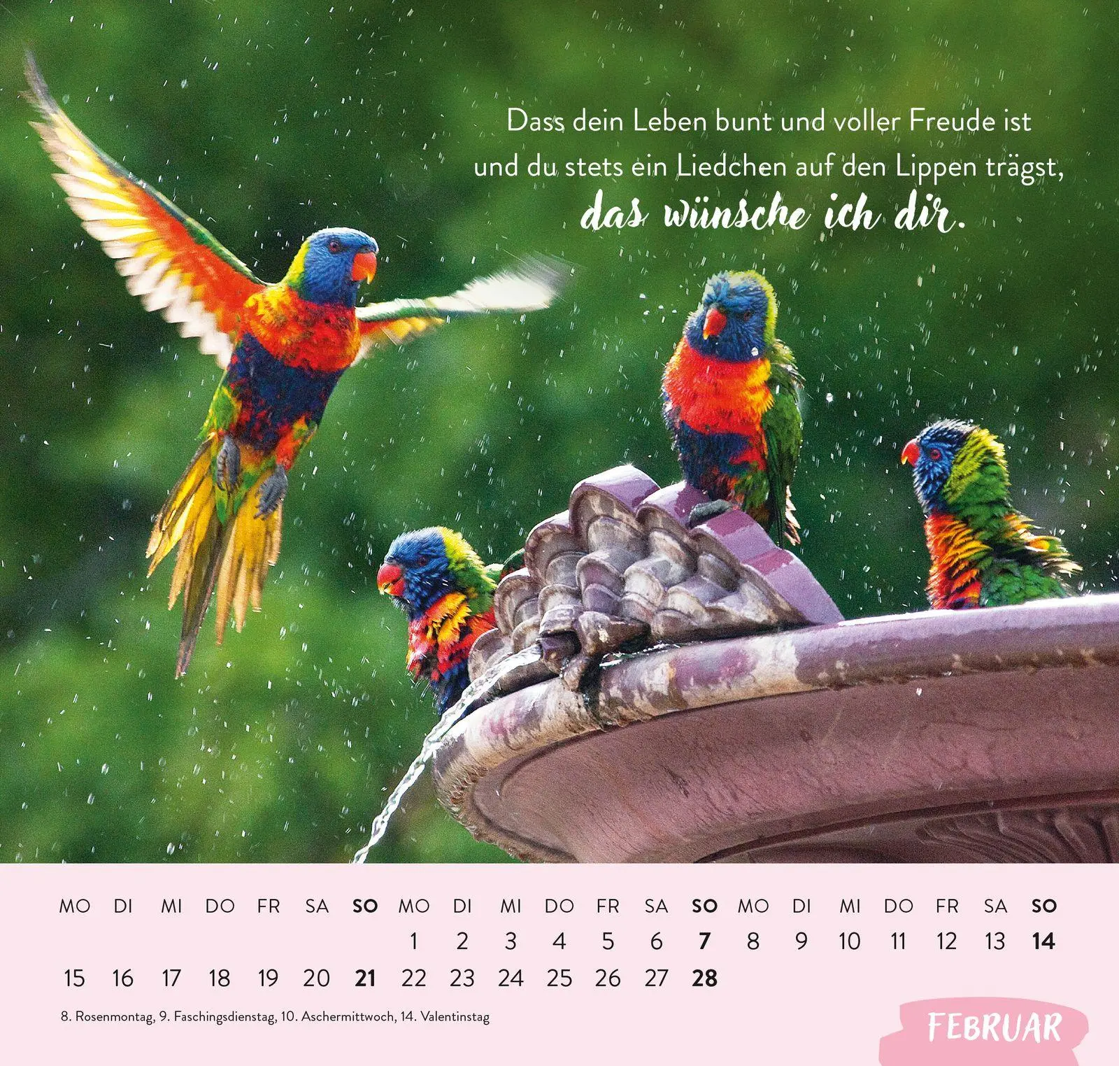 Bild: 4036442014691 | Wandkalender 2027: Was ich dir von Herzen wünsche | Groh Verlag | 2027