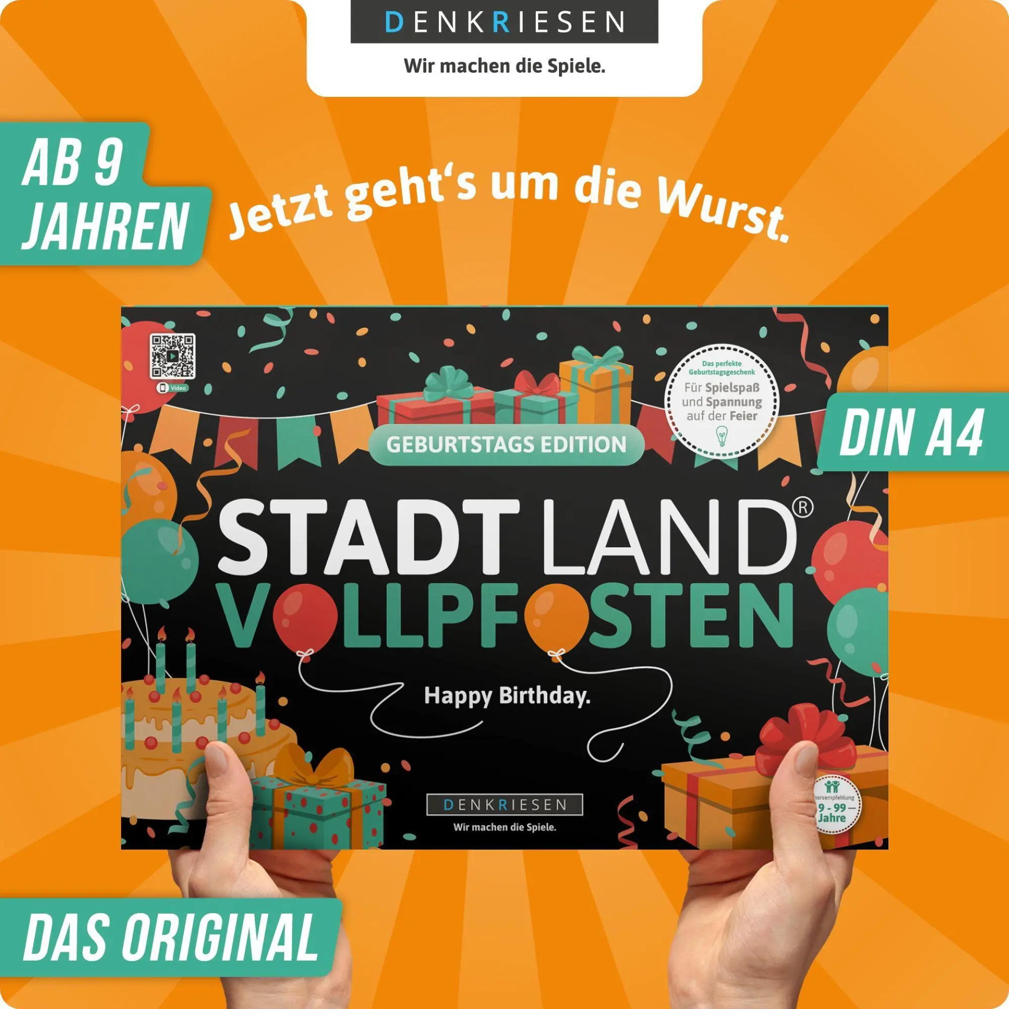 Bild: 4260528094691 | DENKRIESEN - STADT LAND VOLLPFOSTEN® - GEBURTSTAGS EDITION - "Happy...