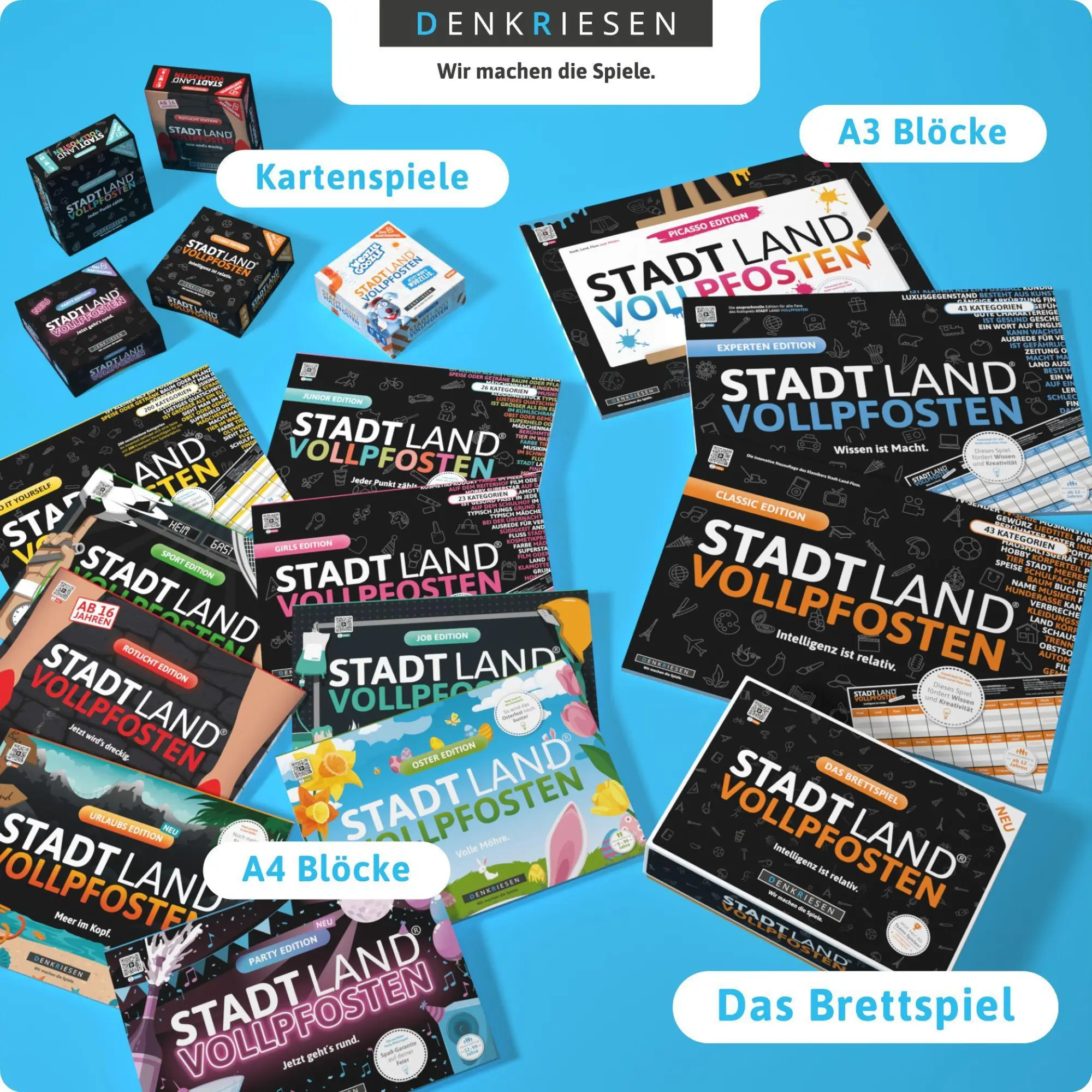 Bild: 4260528094691 | DENKRIESEN - STADT LAND VOLLPFOSTEN® - GEBURTSTAGS EDITION - "Happy...
