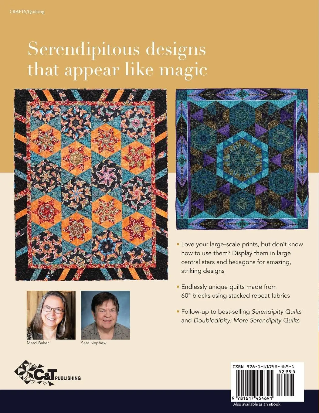 Rückseite: 9781617454691 | Stack &amp; Cut Hexagon Quilts - Print-On-Demand Edition | Newphew (u. a.)