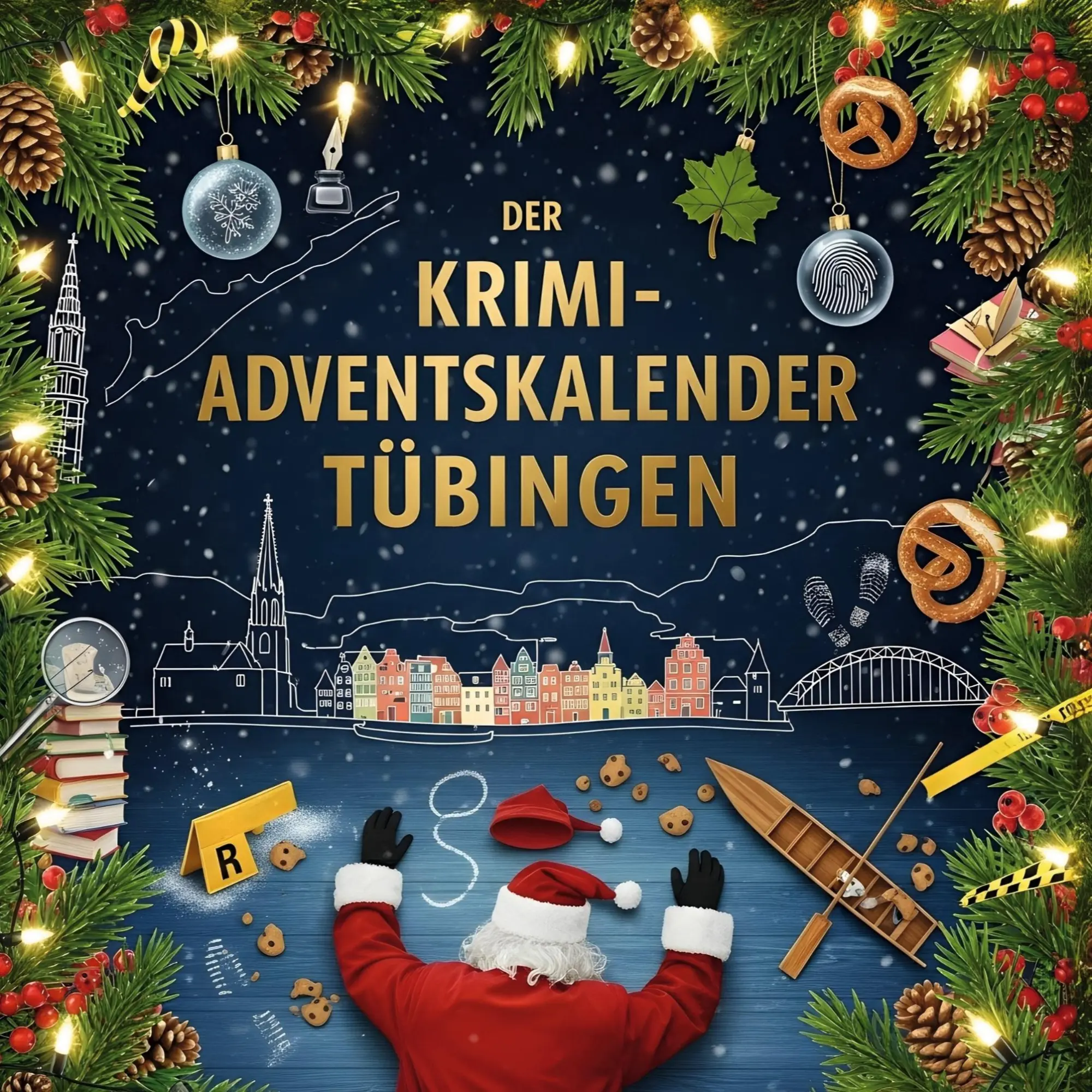Cover: 9783695304691 | Der Krimi-Adventskalender Tübingen | Mordsverdächtig in 24 Akten