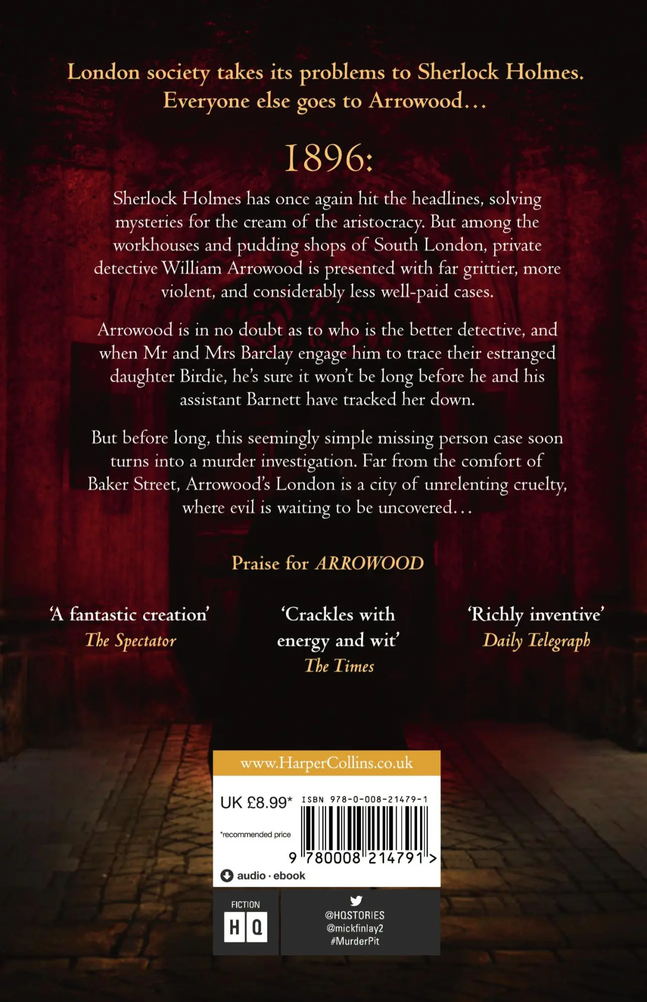 Rückseite: 9780008214791 | The Murder Pit | Mick Finlay | Taschenbuch | 438 S. | Englisch | 2019