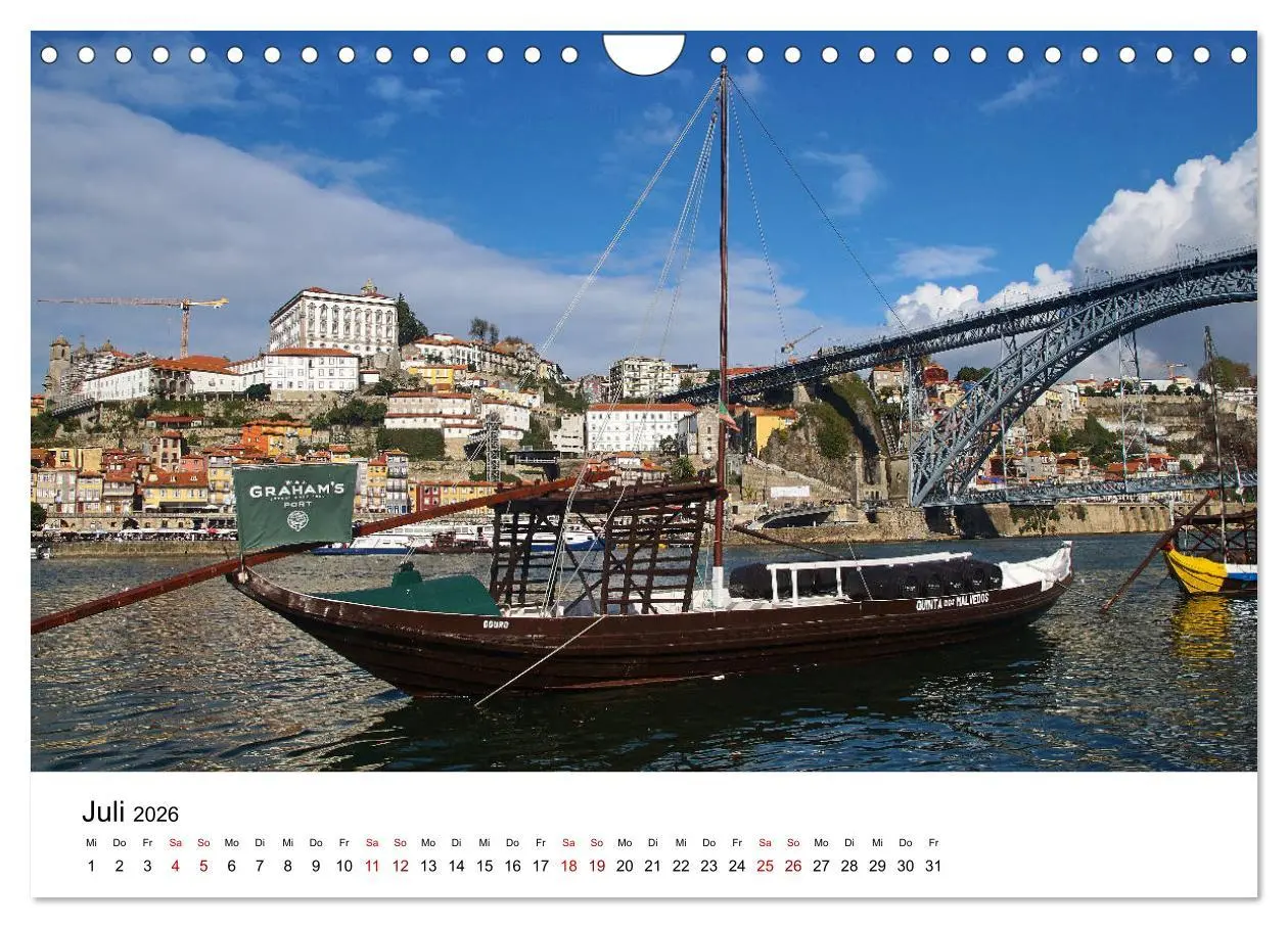 Bild: 9783457794791 | Einzigartiges Portugal (Wandkalender 2026 DIN A4 quer), CALVENDO...