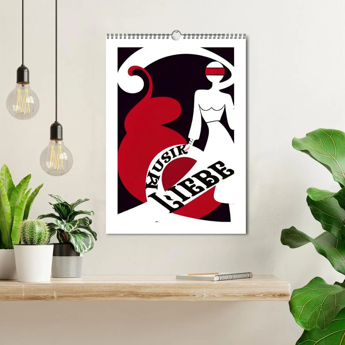Bild: 9783516334791 | Musikliebe (Wandkalender 2026 DIN A3 hoch), CALVENDO Monatskalender