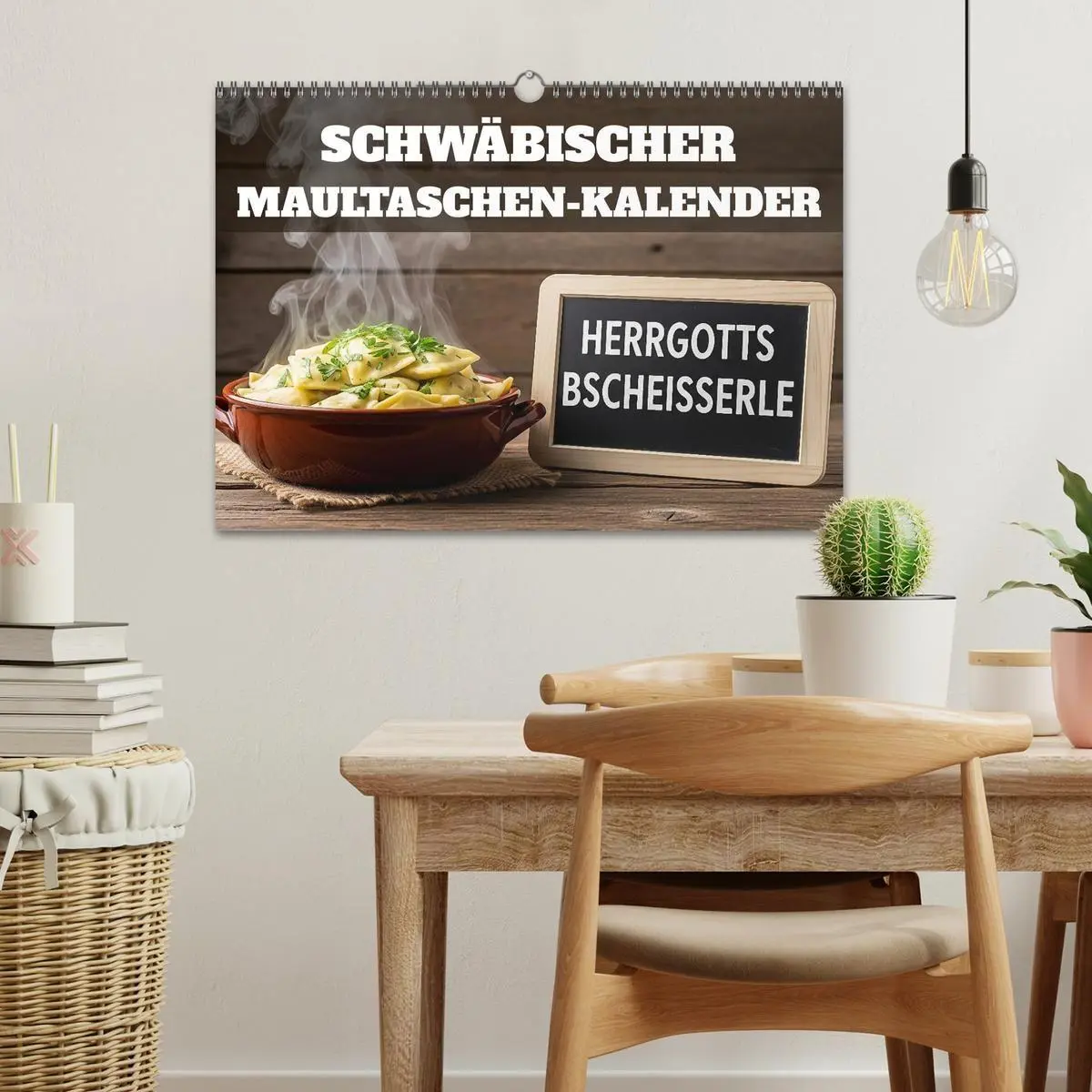 Bild: 9783516714791 | Schwäbischer Maultaschen-Kalender (Wandkalender 2026 DIN A3 quer),...