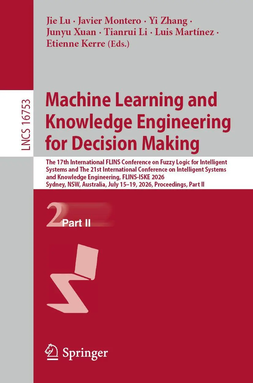 Cover: 9789819224791 | Machine Learning and Knowledge Engineering for Decision Making | Buch