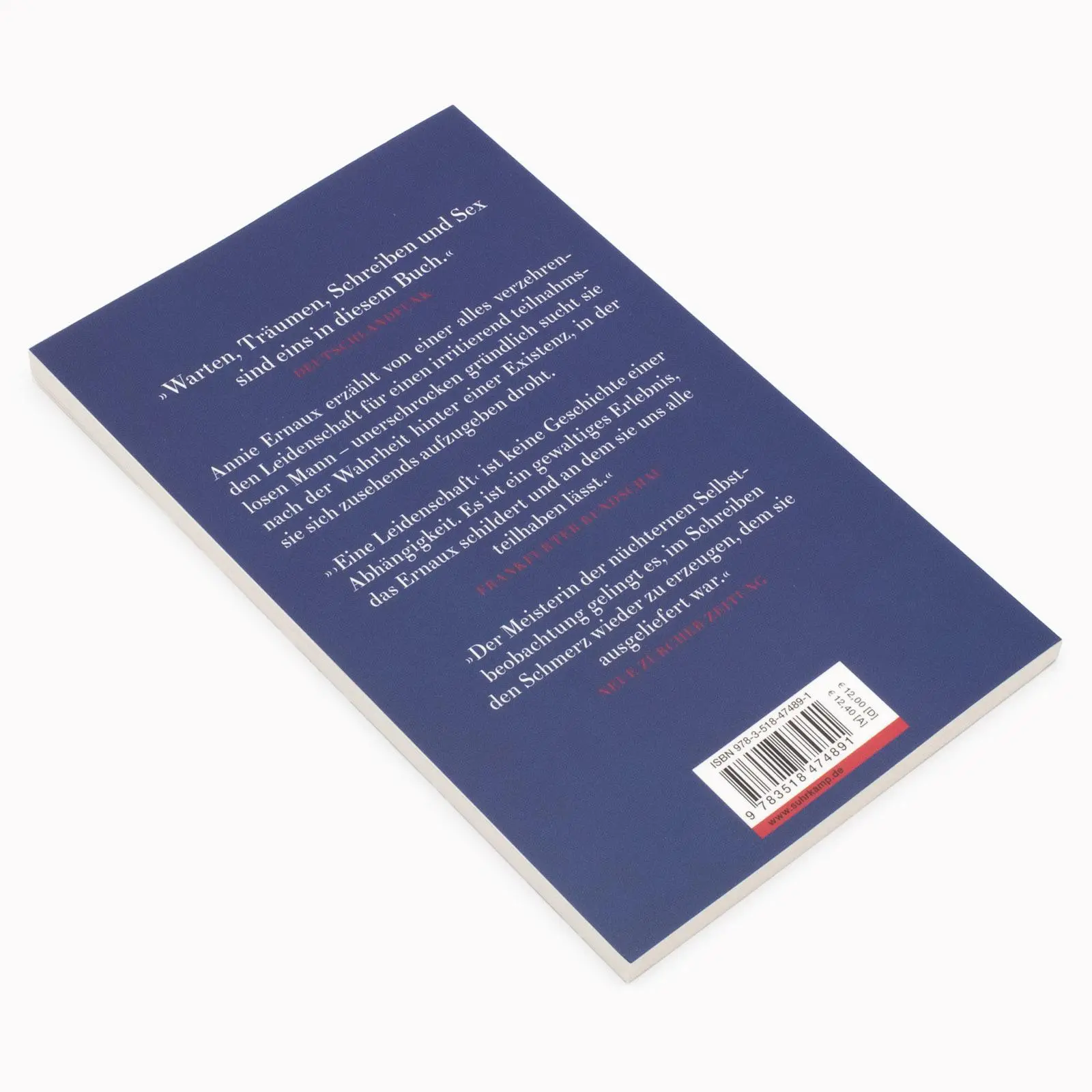 Bild: 9783518474891 | Eine Leidenschaft | Annie Ernaux | Taschenbuch | 80 S. | Deutsch