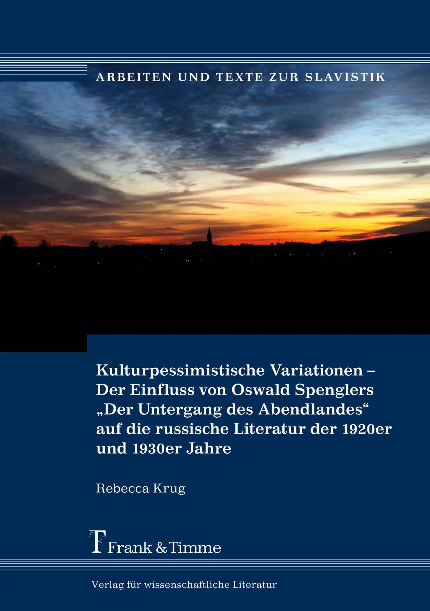 Cover: 9783732904891 | Kulturpessimistische Variationen - Der Einfluss von Oswald...
