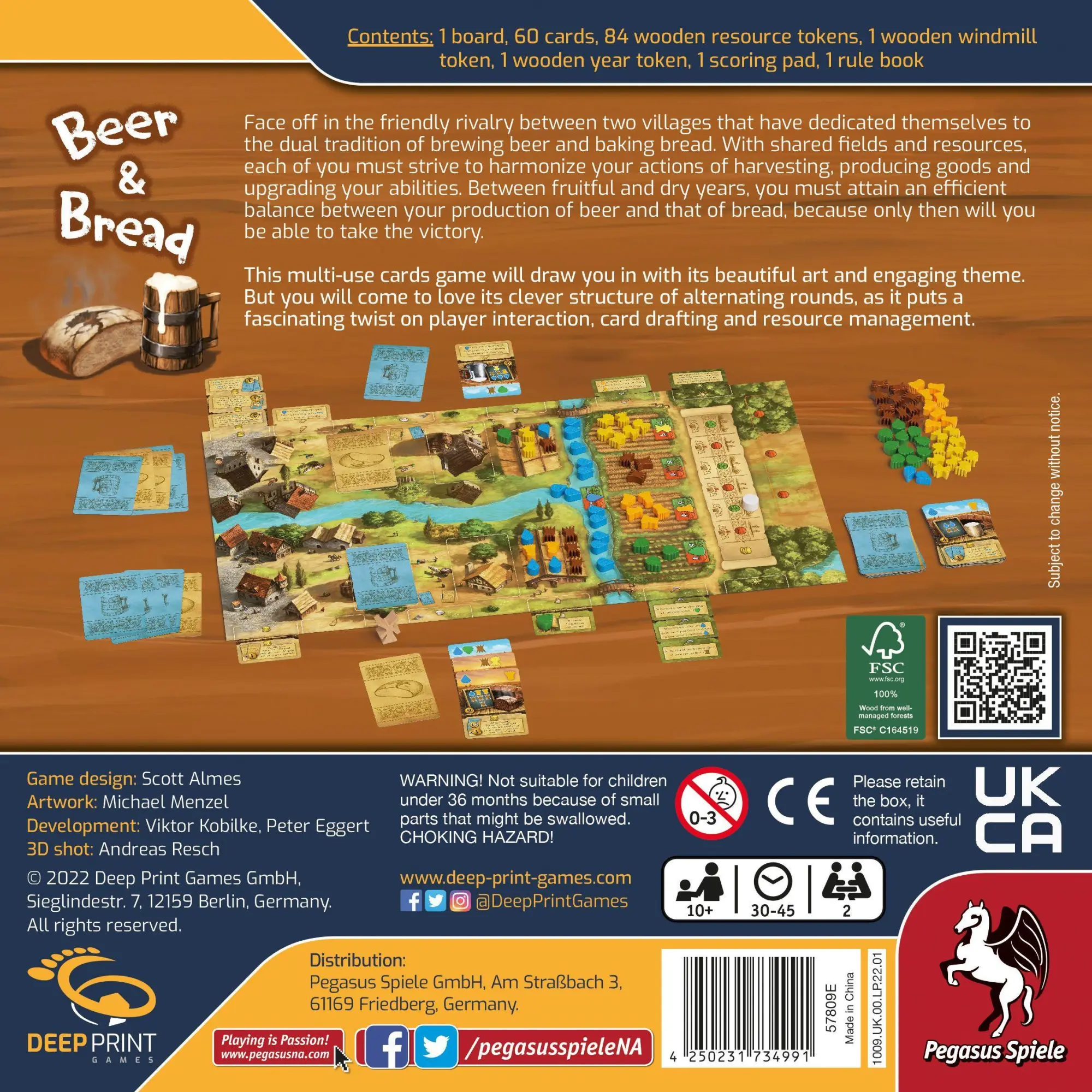 Bild: 4250231734991 | Beer &amp; Bread (English Edition) (Deep Print Games) | Scott Almes | 2022