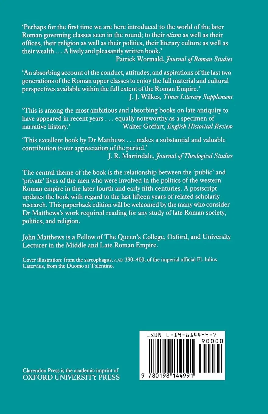 Rückseite: 9780198144991 | Western Aristocracies and Imperial Court, Ad 364-425 | John Matthews
