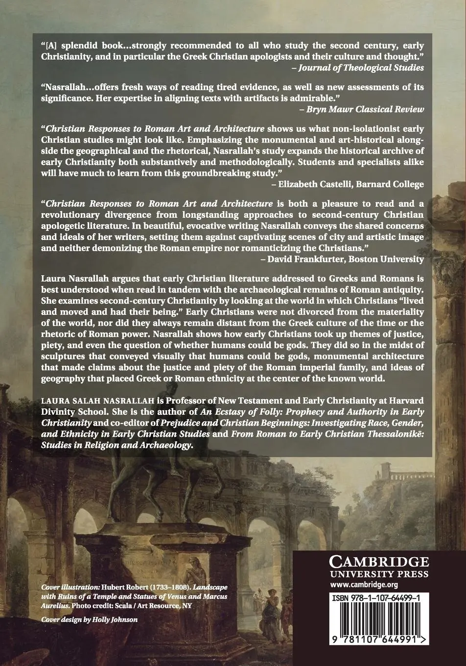 Rückseite: 9781107644991 | Christian Responses to Roman Art and Architecture | Nasrallah | Buch