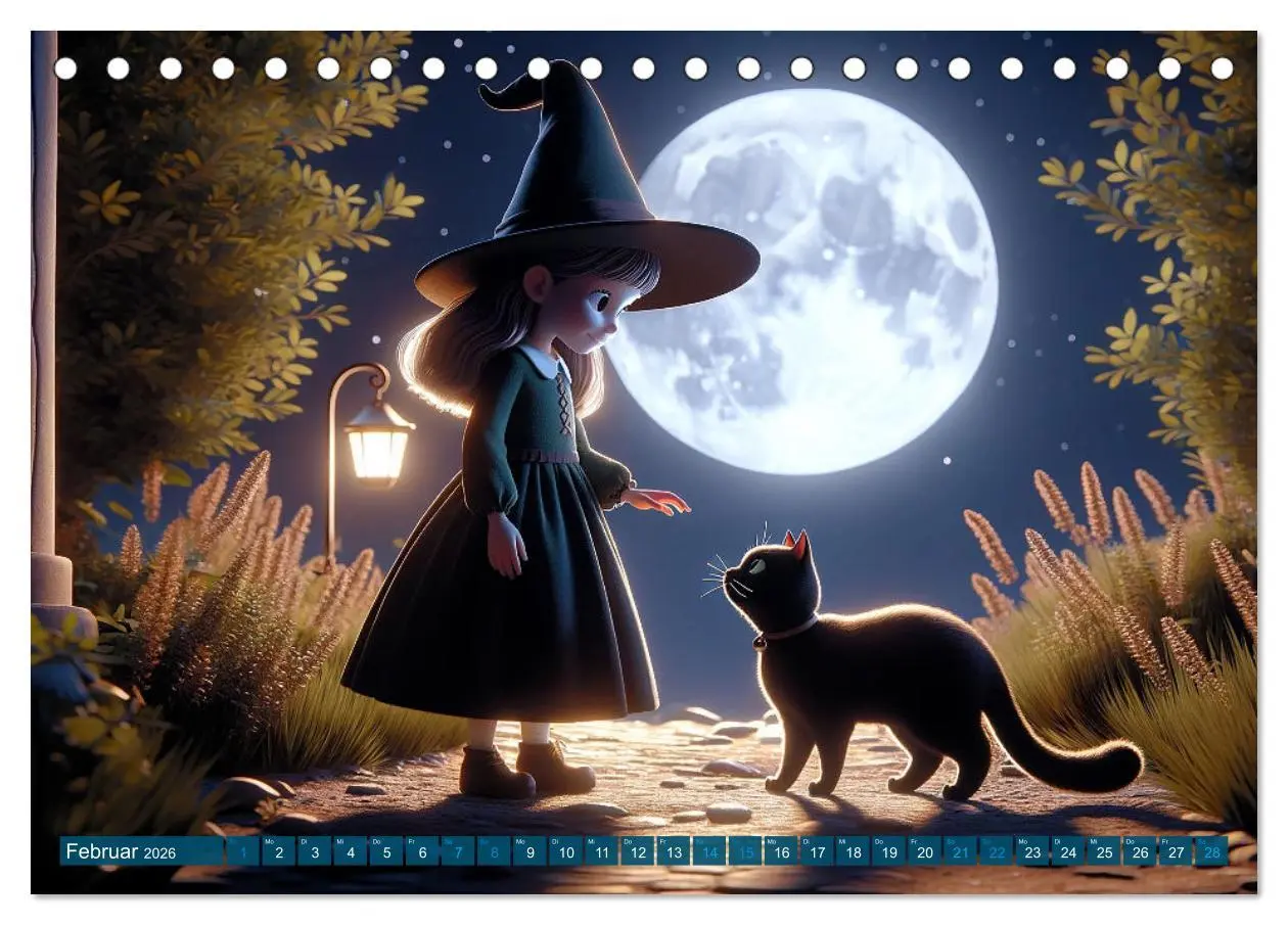 Bild: 9783457464991 | Hexenwelten: Ein Jahr voller Magie und Mysterien (Tischkalender...