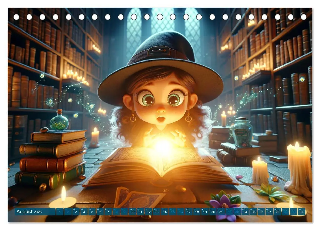 Bild: 9783457464991 | Hexenwelten: Ein Jahr voller Magie und Mysterien (Tischkalender...