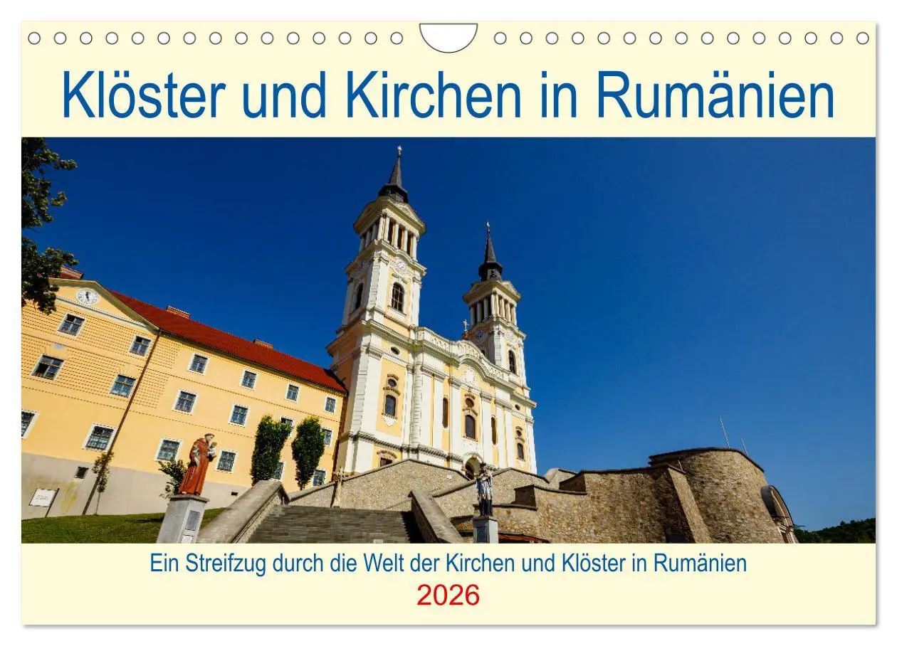 Cover: 9783457604991 | Kirchen und Klöster in Rumänien (Wandkalender 2026 DIN A4 quer),...