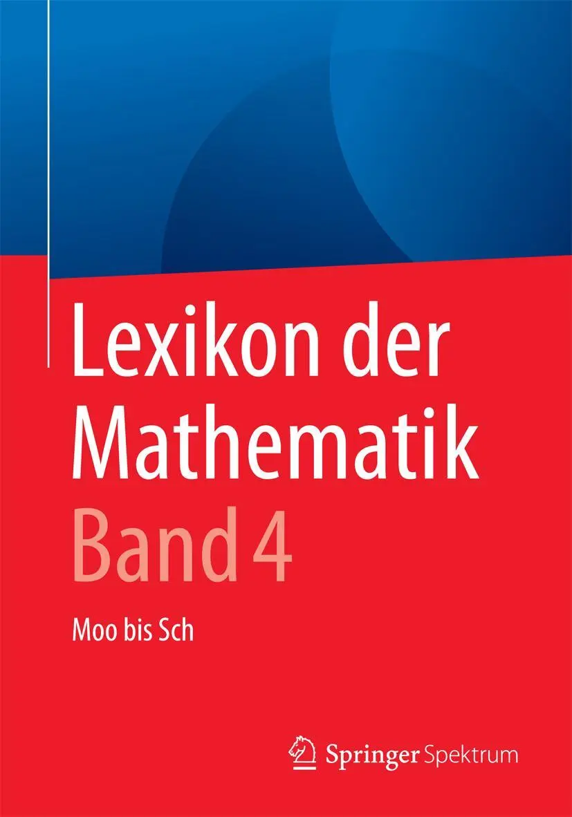 Cover: 9783662534991 | Lexikon der Mathematik: Band 4 | Moo bis Sch | Guido Walz | Buch | vii