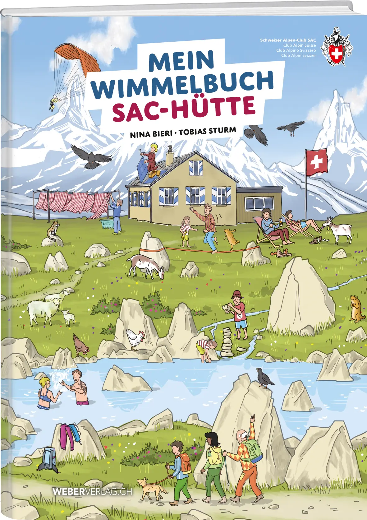Cover: 9783859024991 | Mein Wimmelbuch SAC-Hütte | Nina Bieri | Buch | 16 S. | Deutsch | 2024