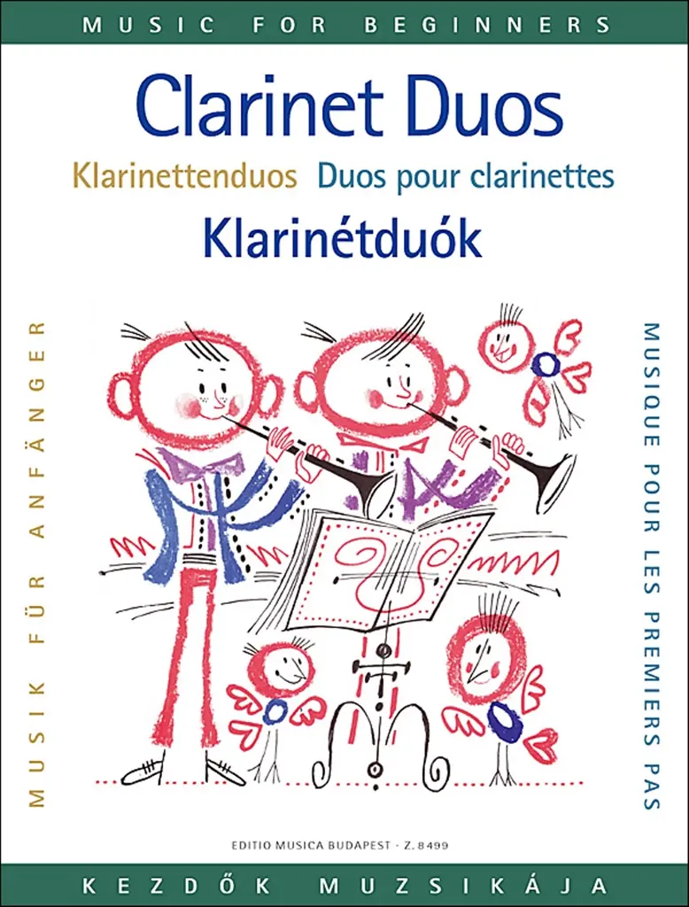 Cover: 9790080084991 | Klarinettenduos für Anfänger Spielpartitur | Istvan Mariassy | Buch