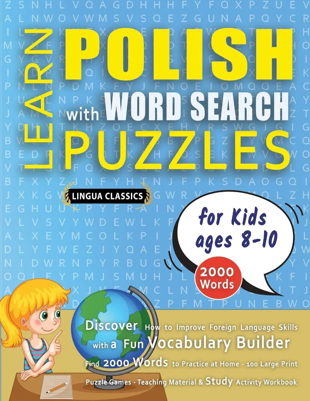 Cover: 9798349044991 | LEARN POLISH WITH WORD SEARCH PUZZLES FOR KIDS 8 - 10 - Discover...