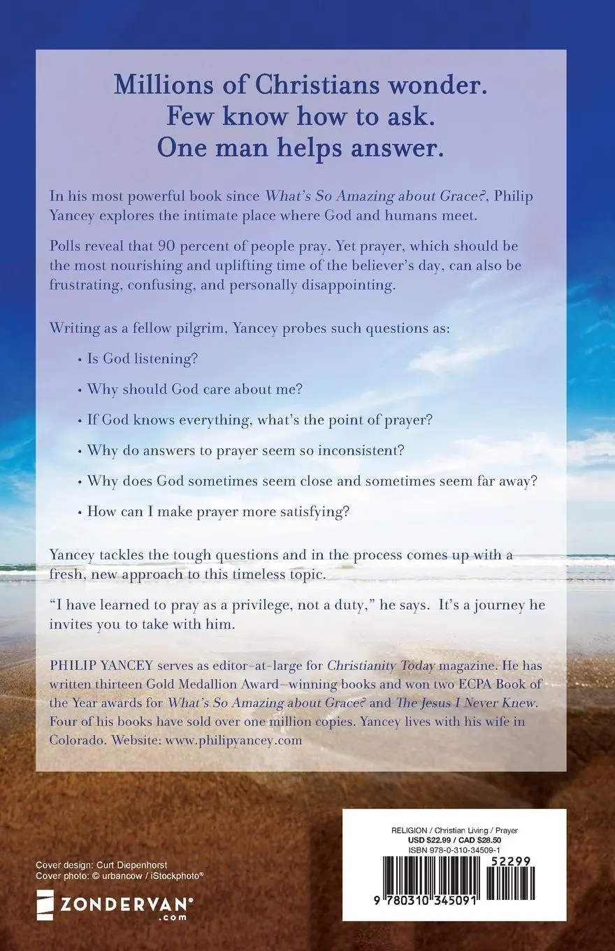 Rückseite: 9780310345091 | The Prayer | Does It Make Any Difference? | Philip Yancey | Buch