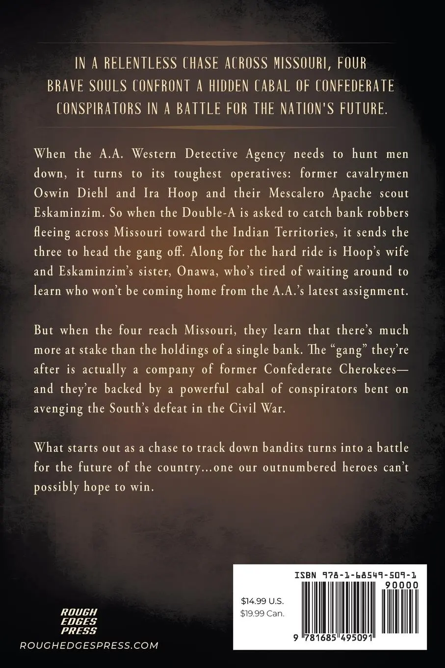 Rückseite: 9781685495091 | No Hallowed Ground | A Western Novel | Steve Hockensmith | Taschenbuch