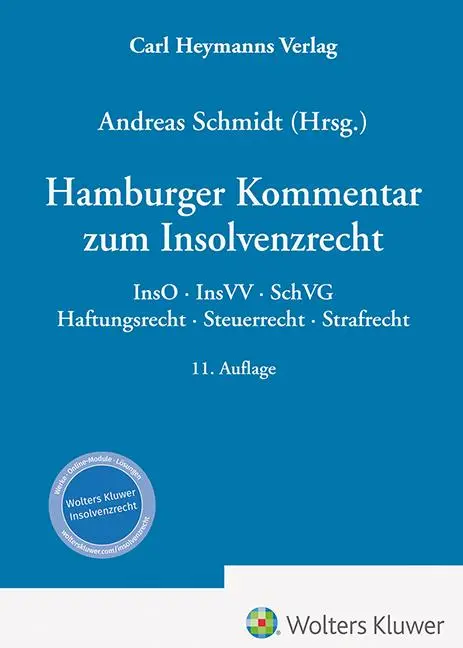 Cover: 9783452305091 | Hamburger Kommentar zum Insolvenzrecht | Andreas Schmidt | Buch | 2025