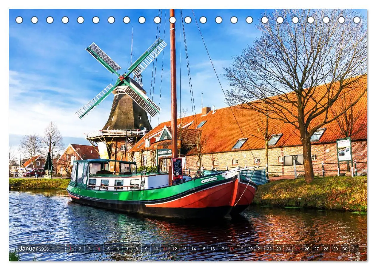 Bild: 9783457735091 | OSTFRIESLAND-LIEBE (Tischkalender 2026 DIN A5 quer), CALVENDO...