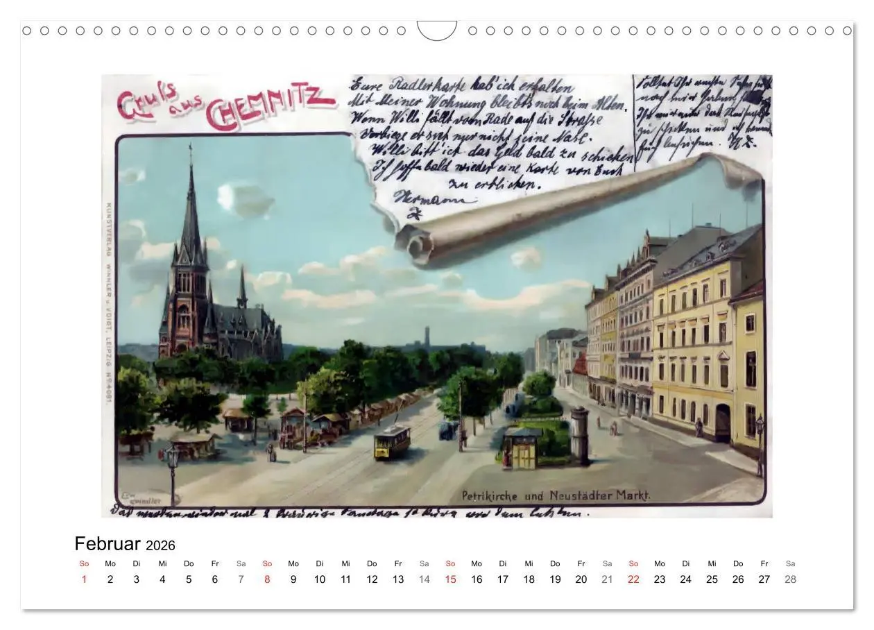 Bild: 9783516205091 | Grüße aus Chemnitz (Wandkalender 2026 DIN A3 quer), CALVENDO...