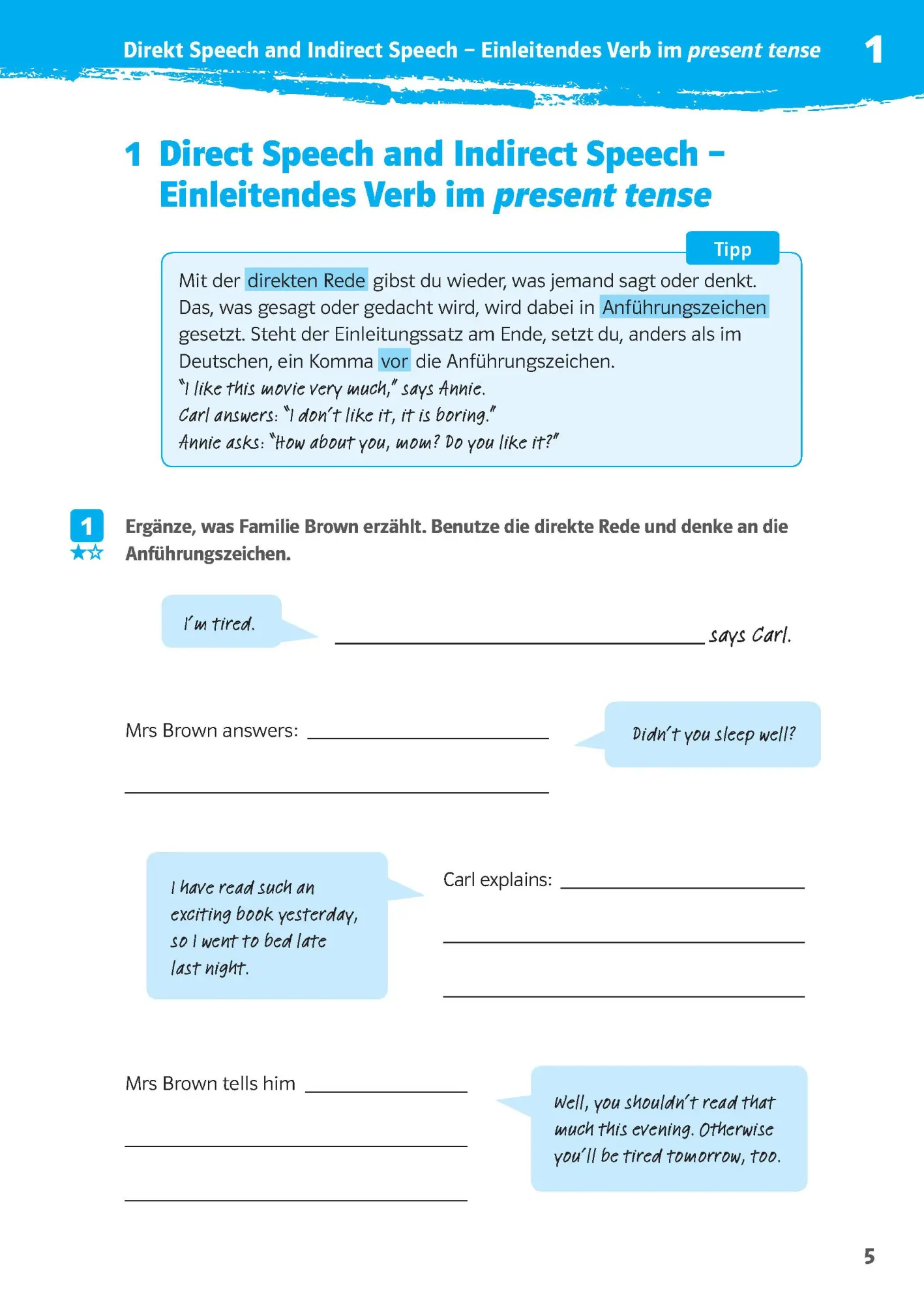 Bild: 9783129275191 | Klett 10-Minuten-Training Englisch Direct Speech - Indirect Speech...