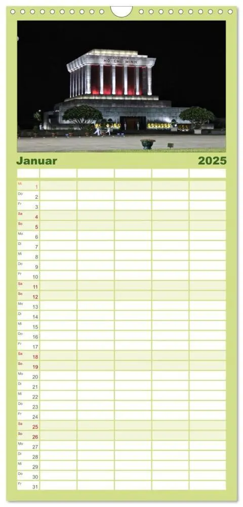 Bild: 9783457105191 | Familienplaner 2025 - Vietnam - Land der Kontraste 2025 mit 5...