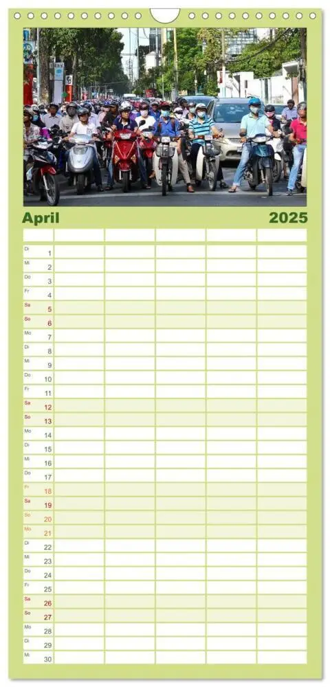 Bild: 9783457105191 | Familienplaner 2025 - Vietnam - Land der Kontraste 2025 mit 5...