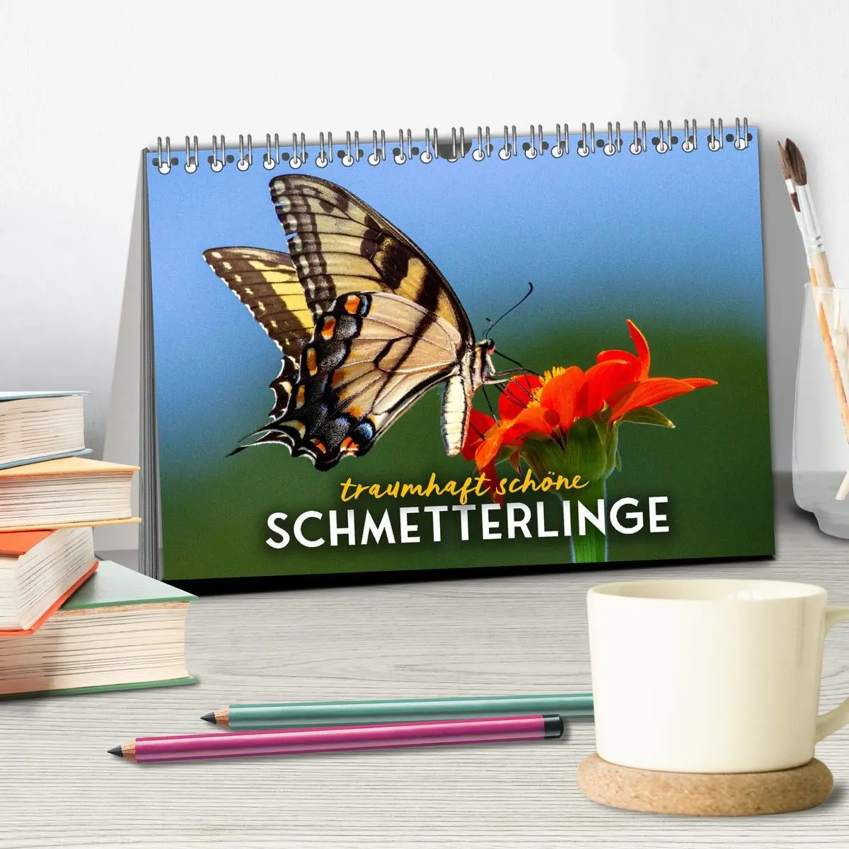 Bild: 9783457415191 | Traumhaft schöne Schmetterlinge (Tischkalender 2026 DIN A5 quer),...