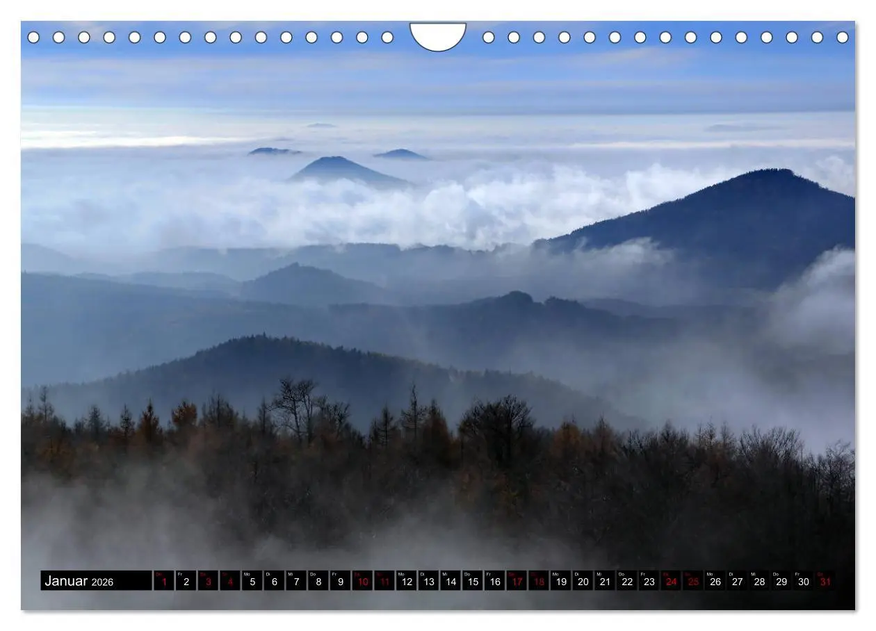 Bild: 9783457895191 | Das Zittauer Gebirge - (Wandkalender 2026 DIN A4 quer), CALVENDO...